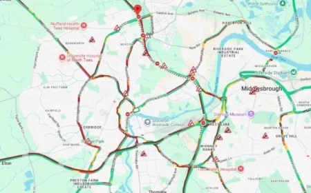 Crash Shuts Down A19 Between Portrack and Billingham in Both Directions