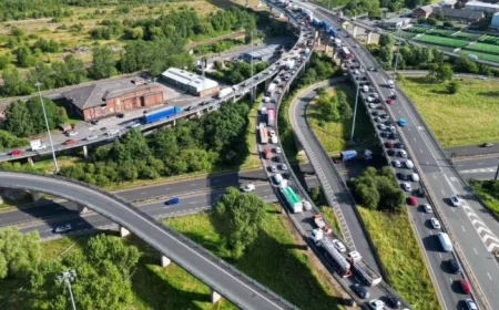 Pedestrian Hit on A19: Blue Tent Erected for Investigation