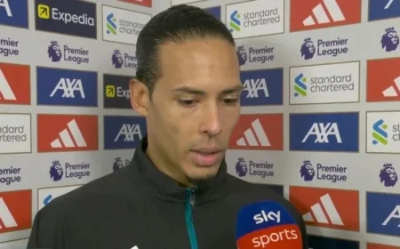 Van Dijk Challenges Slot After Liverpool’s Frustrating Loss to Man City