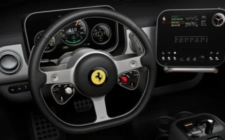 Ferrari Luce Interior Unveiled: A Fusion of Ferrari and Apple Design