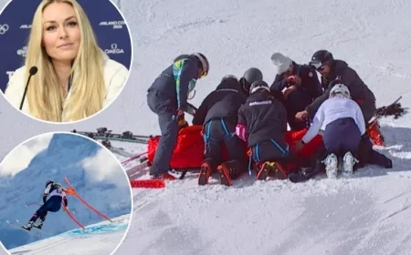 Lindsey Vonn Hospitalized in ICU Following Olympic Crash
