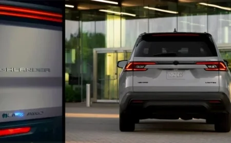 Toyota Unveils Highlander EV: First Three-Row Electric SUV