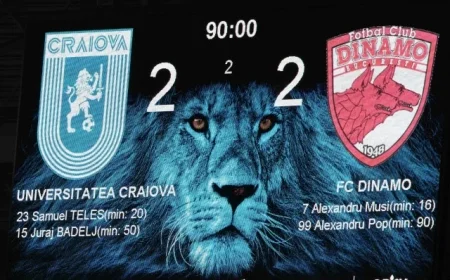 Former Dinamo and Universitatea Craiova Player Speaks Out: “Sincerely”