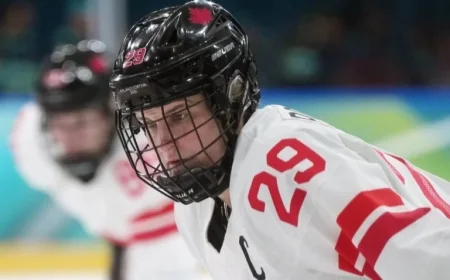 Canadian Captain Marie-Philip Poulin Exits Game Due to Injury