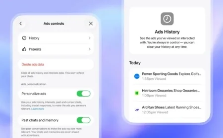 ChatGPT Launches Advertising Feature, Reports TechCrunch