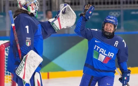 Italy’s Red-White Roster Secures Shared Victory with Canada in Women’s Hockey