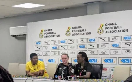 South Africa Coach Khumalo Praises Players’ Resilience in 2-2 Draw with Ghana