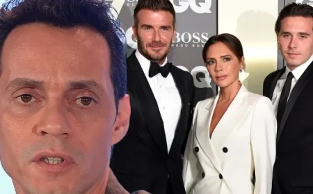 Marc Anthony Discusses Beckham Family Dispute