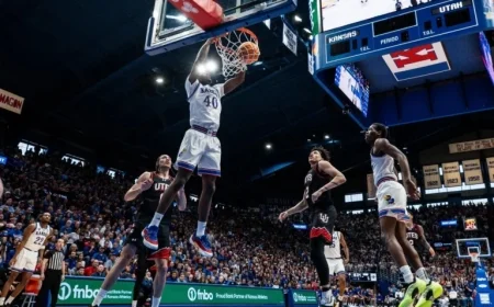 University of Kansas’ Bidunga Earns Big 12 Player of the Week Honors