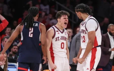 St. John’s Climbs to Top 5, Gonzaga Drops in Men’s Basketball Rankings