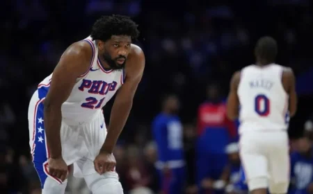 76ers’ Joel Embiid Rests Right Knee, Misses Trail Blazers Game