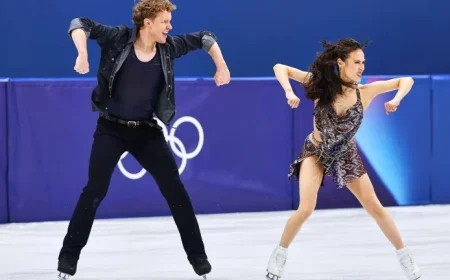 Madison Chock, Evan Bates Thrill Milan, Narrowly Trail French Rivals in Rhythm Dance