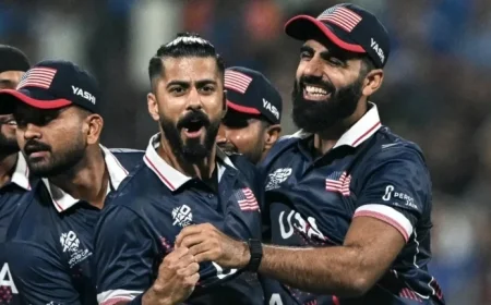 Determined USA Pursue Victory Against Pakistan After Opening Day Setback