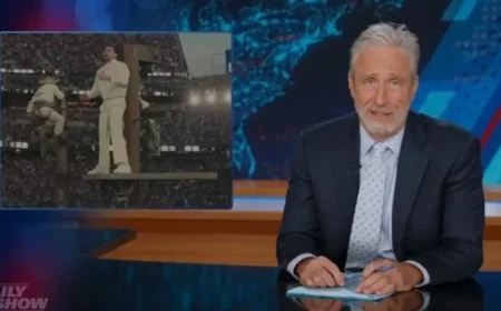 Jon Stewart Criticizes Conservative Backlash to Bad Bunny Halftime Show