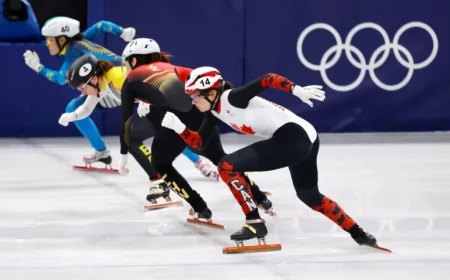 Canada Aims for Speed-Skating Relay Final; Women Face U.S. in Hockey, Kingsbury Tackles Moguls