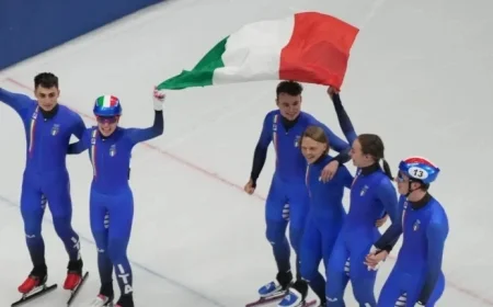 Winter Olympics 2026: Italy’s Mixed Relay Wins Gold; Fontana Advances; Goggia Falls