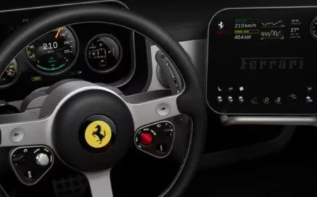 Ferrari Unveils Name and Interior of First Electric Car
