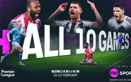 Watch Premier League Midweek Mayhem Live on TNT Sports and discovery+
