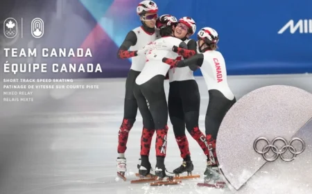Canada Secures Silver in 2026 Milano Cortina Short Track Mixed Relay