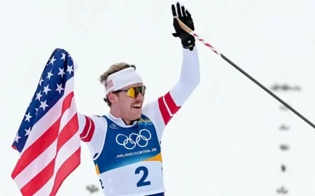 Ben Ogden Clinches Historic Silver for US in Men’s Cross-Country Skiing