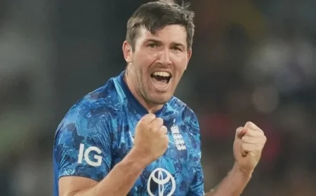 Jamie Overton Replaces Luke Wood in England’s T20 World Cup Lineup