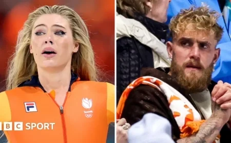 Jutta Leerdam Wins Olympic Gold in Speed Skating; Jake Paul Emotional