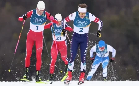 Ben Ogden Wins Silver, Ends USA’s 50-Year Cross-Country Medal Drought