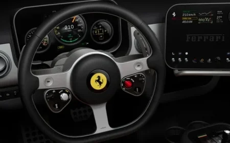 Ferrari’s First Electric Car Emphasizes Physical Buttons and Knobs