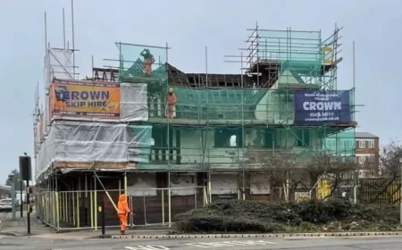 Historic Nuneaton Town Centre Pub Demolition Reaches Key Milestone