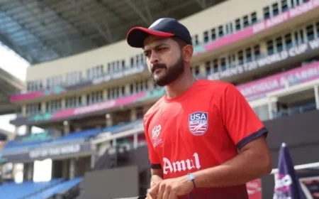 Monank Patel Nears T20I Milestone for USA, Needs 80 More Runs