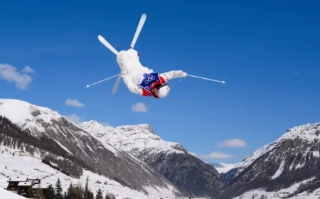 Mikaël Kingsbury Prepares for Final Olympic Moguls Competition