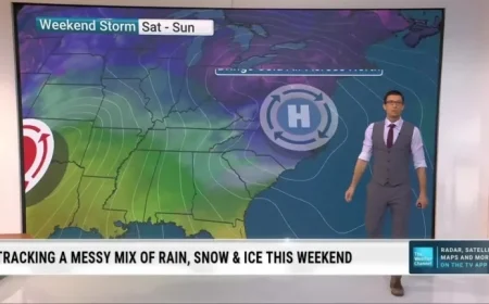 Weekend Storm Brings Potential Rain, Snow, and Storms