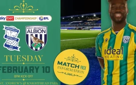 Birmingham City Takes on Albion: Essential Match Details