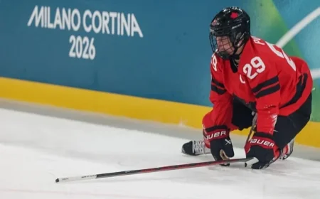 Marie-Philip Poulin Misses Women’s Hockey Match Against USA