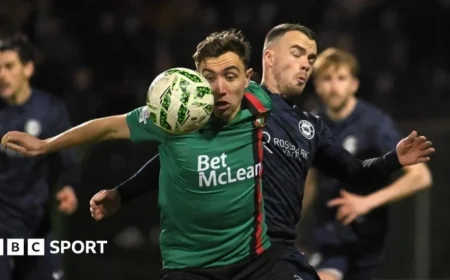 Irish Cup: Larne May Clash with Glentoran in Quarter-Finals