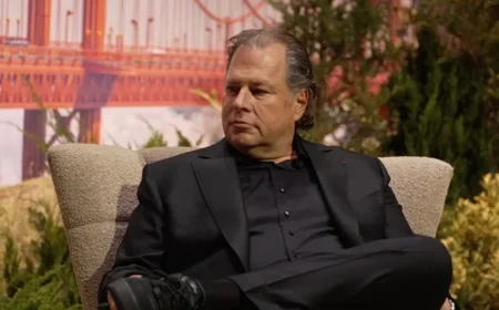 Marc Benioff Jokes ICE Monitors Salesforce Staff Visiting the U.S.