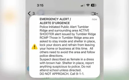 Active Shooter Alert in Tumbler Ridge: Residents Urged to Stay Inside