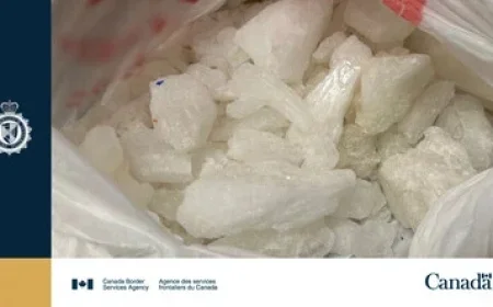 Authorities Seize 300 Kg of Meth, Arrest Made at B.C. Port