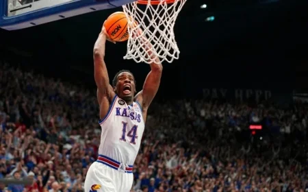 Kansas’ Melvin Council Jr. Impresses with Performance Against Arizona: Watch Video