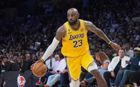 Lakers Sideline James, Snap All-NBA Streak Due to Foot Injury