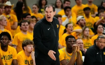 Scott Drew Commends AJ Dybantsa, Big 12 Following Baylor’s Defeat by BYU