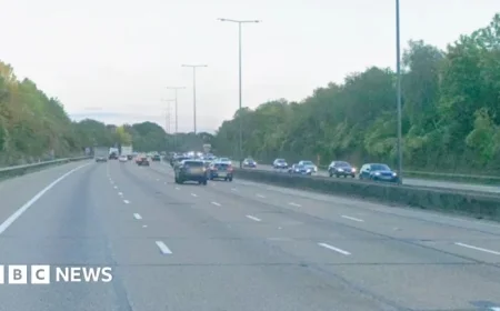 Trio Arrested Following Multi-Vehicle Collision on M25 in Surrey