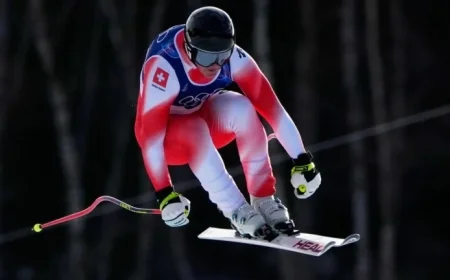 Swiss Von Allmen Claims Third Gold in Super G at Olympia