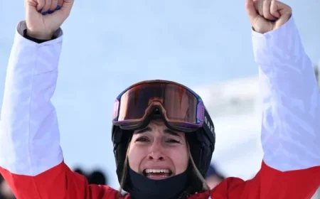 Perrine Laffont Wins Bronze; Elizabeth Lemley Secures Mogul Skiing Gold