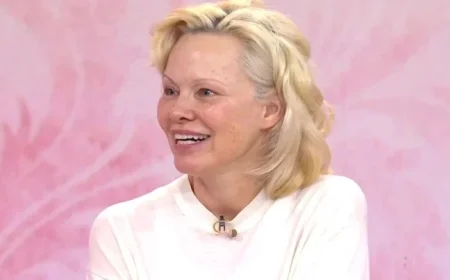 Pamela Anderson Discusses Self-Care and Daily Resets