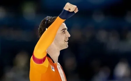 De Boo Claims Silver in 1000m Speed Skating in Milan