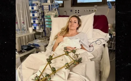 Lindsey Vonn Successfully Undergoes Third Surgery for Broken Leg, Shares Hospital Photo
