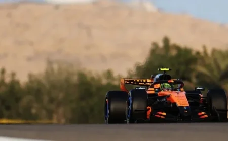 Lando Norris Tops F1 Testing Day 1; Verstappen and Ferrari Close Behind