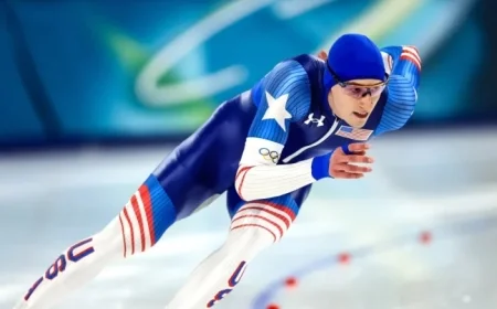 Jordan Stolz Sets Olympic Record, Aims for Four Speedskating Golds