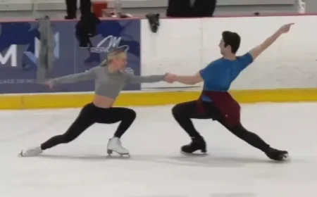Québec Ice Dancing Duo Arrives in Milan with Enhanced Maturity